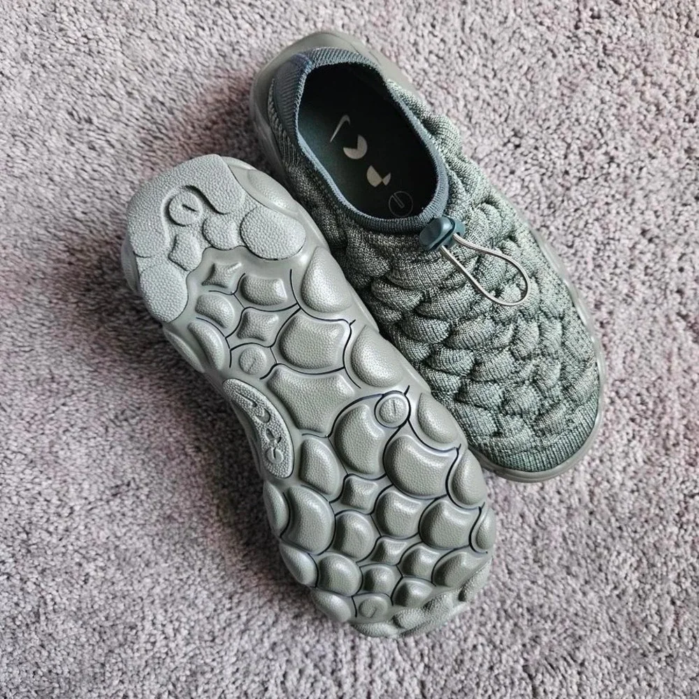 Nike Flyknit Haven Women 7 Vintage Green FD2148-300 Slip on Toggle Comfort‎